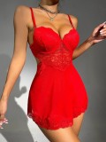 Christmas Women clothing Lace dress sexy lingerie