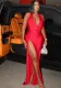 Women sexy V neck Halter Neck Backless Slit Bodycon Dress