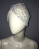 Women Autumn and Winter Rhinestone Party Dome Hat