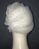 Women Autumn and Winter Rhinestone Party Dome Hat