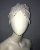 Women Autumn and Winter Rhinestone Party Dome Hat