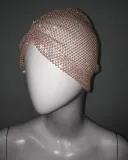 Women Autumn and Winter Rhinestone Party Dome Hat