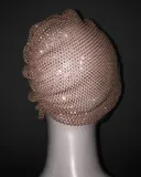 Women Autumn and Winter Rhinestone Party Dome Hat