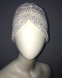Women Autumn and Winter Rhinestone Party Dome Hat