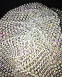 Women Autumn and Winter Rhinestone Party Dome Hat