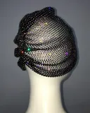 Women Autumn and Winter Rhinestone Party Dome Hat