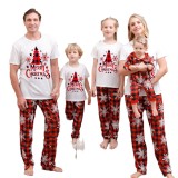 Christmas Family Wear Short Sleeve Printed Pajama Set
