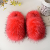 Women Furry Home Furry Warm Slippers