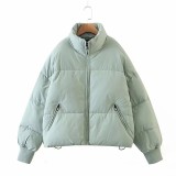 winter clothing women's loose Slim Fit Cotton padded coat short lazy style down jacket