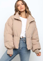 winter clothing women's loose Slim Fit Cotton padded coat short lazy style down jacket