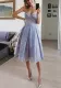 Women Sexy Strapless Floral Dress