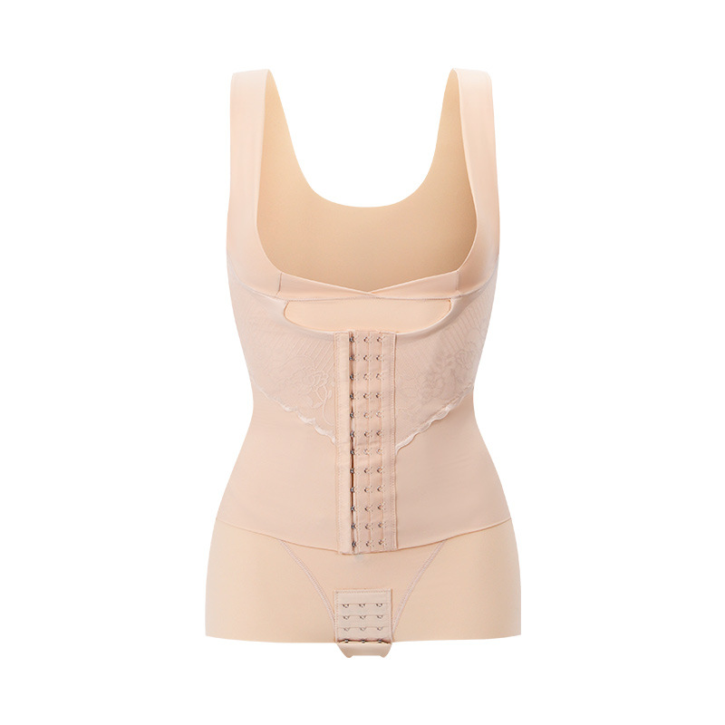Seamless Fitted Slimming Garment Breasted One-piece Body Shaping Butt Lift  Slim Waist Adjustable Corset - The Little Connection