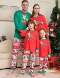 Christmas parent-child home clothes pajamas set