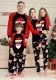 Christmas Family Wear elderly printed long-sleeved Pajama two-piece set