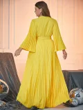 Long Sleeve V Neck Dress Plus Size Solid Color Women's Clothing