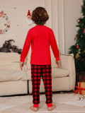 Christmas Parent-Child Wear Letter Printed Casual Home Wear Pajamas