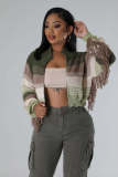Women's Casual Knitted Tops and Pants Two-Pocket Set