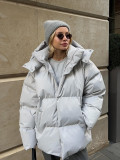 Autumn And Winter Women's Loose Cotton-Padded Jacket