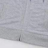 Women's Butterfly Print Zipper Patchwork Basic Hoodies Early Autumn Outdoor Wear Casual Simple Jacket