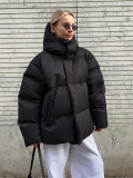 Autumn And Winter Women's Loose Cotton-Padded Jacket
