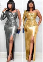 Sexy Fashionable One Shoulder Irregular Dress