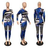 Casual Sexy Fashion Printed Women's Jumpsuit