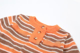 Women Long Sleeve Cardigan Buttoned Bodycon Knitting Dress