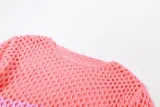 Women Sexy See-Through Crop Casual Sweater