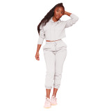 Women Hoodies and Pant two-piece set