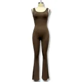Women Casual Hollow Sports Jumpsuit