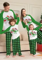 Christmas Family Wear Cartoon Cute Print Pajama Set