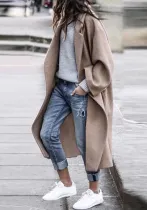 Women Casual Solid Thermal Jacket