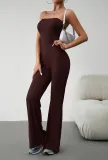 Women Sexy Strapless Jumpsuit