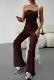 Women Sexy Strapless Jumpsuit