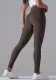 Women Seamless Knitting Solid  Sports Running Fitness Yoga Pants