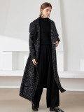 Turndown Collar Plus Size Sweater Knitting Coat Autumn And Winter Long Cardigan For Women
