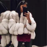 Women's Faux Fur Jacket Autumn And Winter Faux Fur Coat