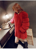 Women's Faux Fur Jacket Autumn And Winter Faux Fur Coat