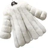 Women's Faux Fur Jacket Autumn And Winter Faux Fur Coat