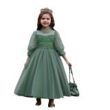 Children's Princess Dress Girls Long Sleeve Dress Clothing