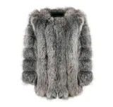 Women's Faux Fur Jacket Autumn And Winter Faux Fur Coat