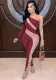 Women's Sexy See-Through Mesh Patchwork Tight Fitting Jumpsuit For Women