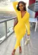 Women Autumn Zipper Jumpsuit