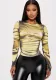 Women Printed Round Neck Long Sleeve T-Shirt