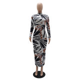 Women Printed Reversible Maxi Dress