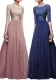 Women chiffon Maxi evening dress