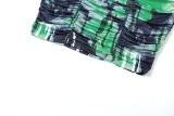 Women Square Neck Contrast Print Chic Bodycon Dress