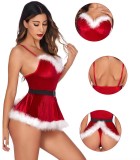 Christmas Sexy Lingerie Sexy Female Temptation Christmas Bodysuit