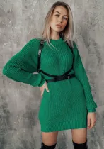 Women loose casual knitting sweater