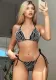 Women Bikini Stripe Two Pieces Swimwear